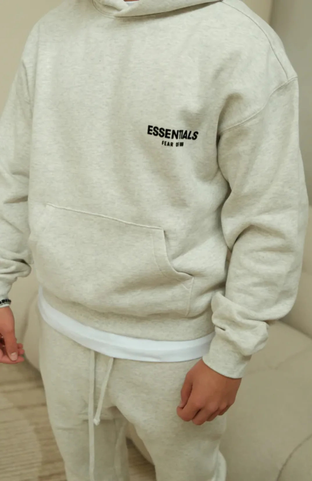 Sweat Essential gris clair