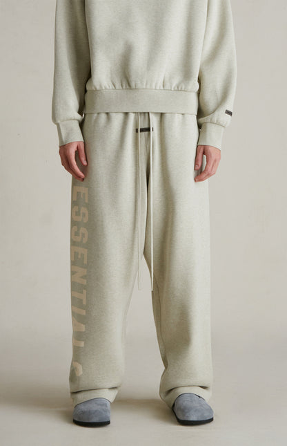 Pantalons Logo Essentials Beige
