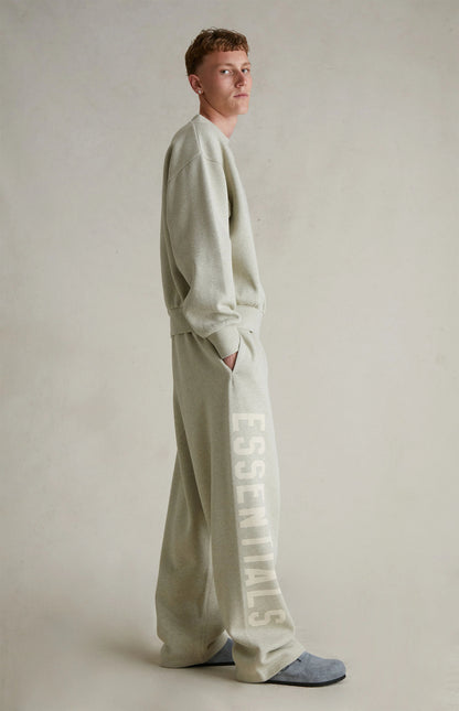 Pantalons Logo Essentials Beige