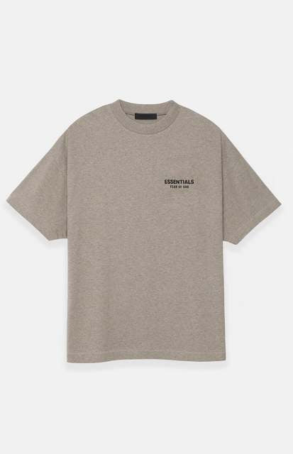 FW24 Essentials Short tee shirt ( Heather Grey)