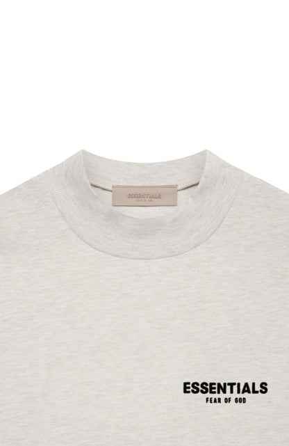 Short tee shirt gris claire essentials