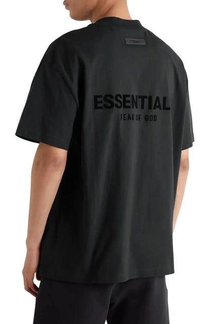 Short tee shirt Essential black