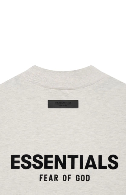 Short tee shirt gris claire essentials