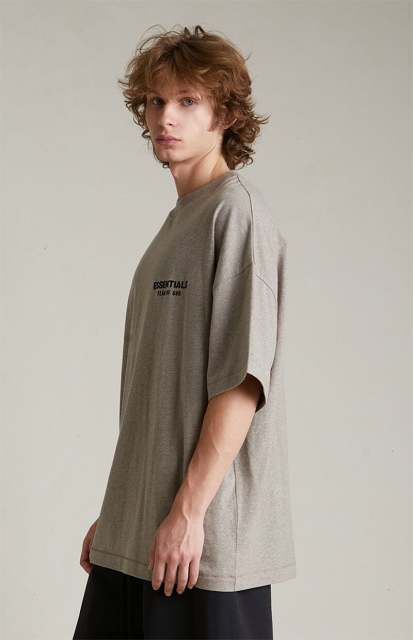 FW24 Essentials Short tee shirt ( Heather Grey)