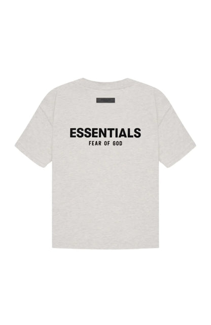 Short tee shirt gris claire essentials