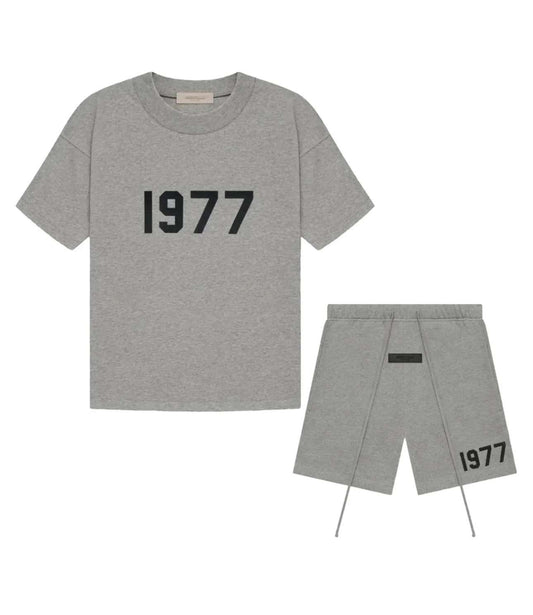 Ensemble Short  Misteressential 1977 Gris Foncé