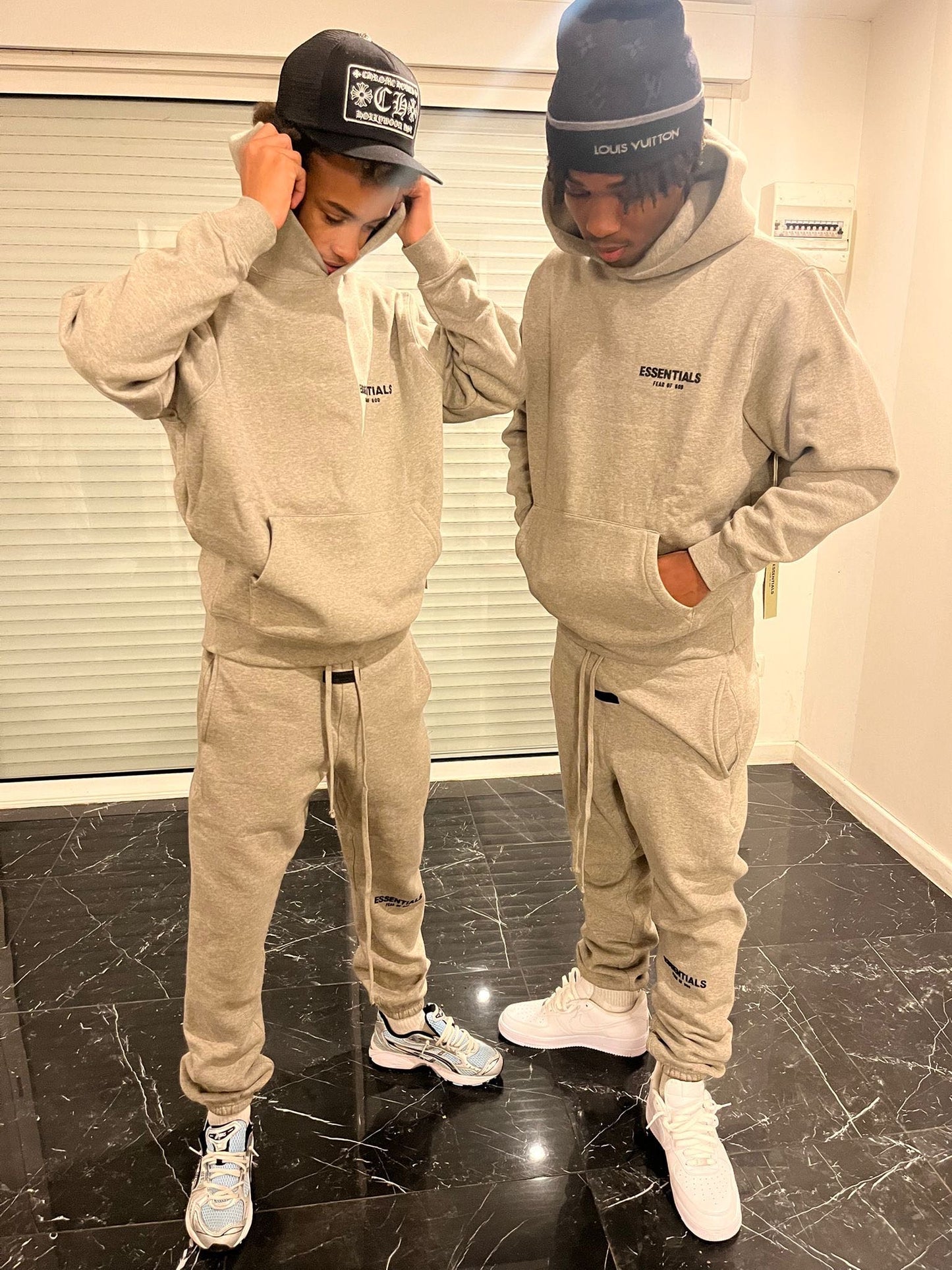 Ensemble Joggings Essentials Gris