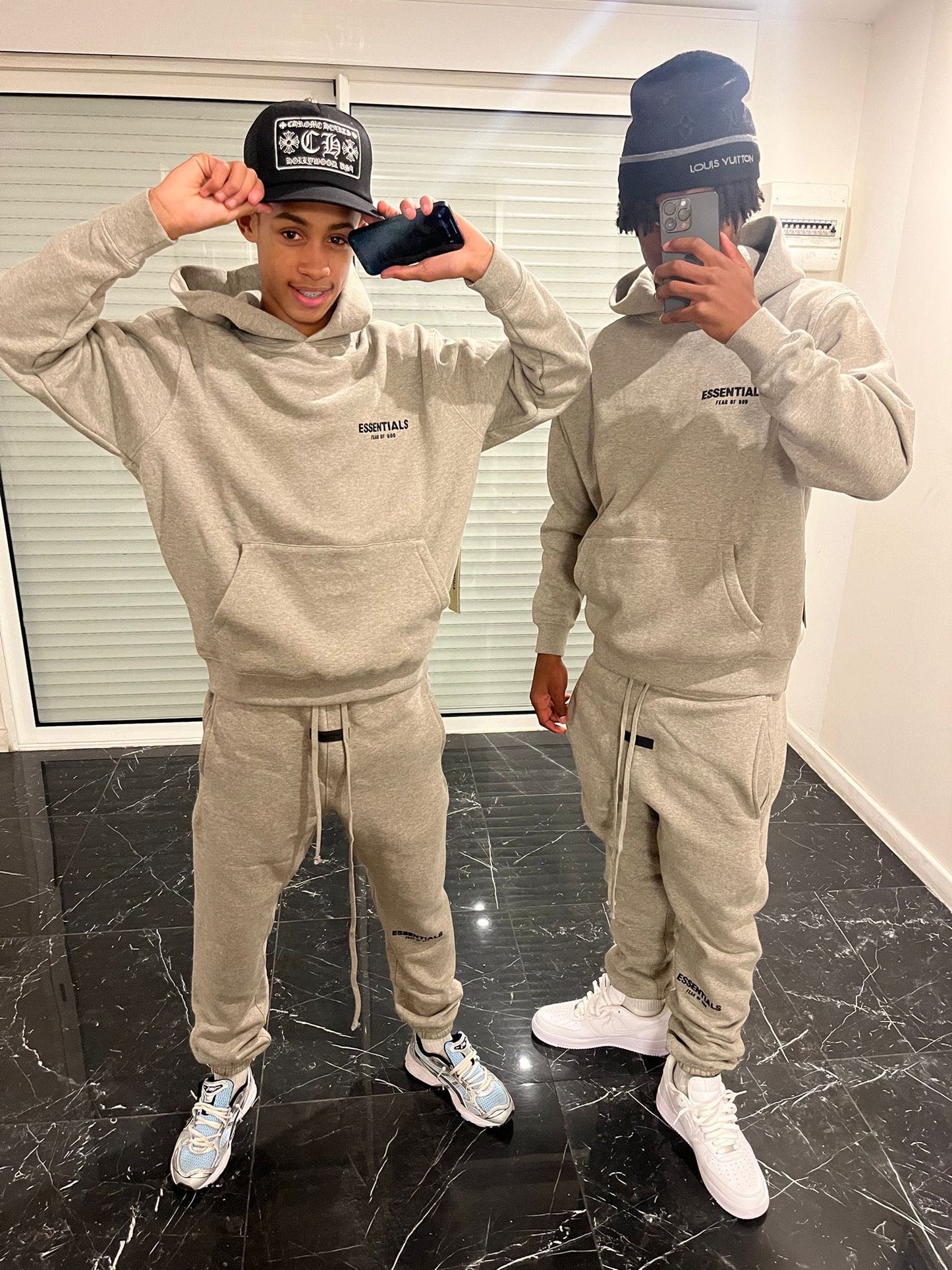 Ensemble Joggings Essentials Gris