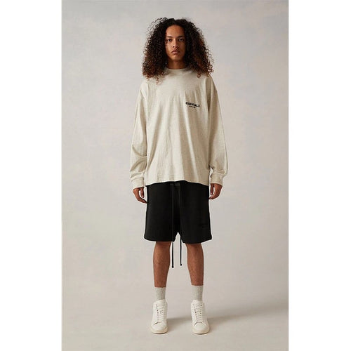 T-shirt Essentials Manche Longues Beige