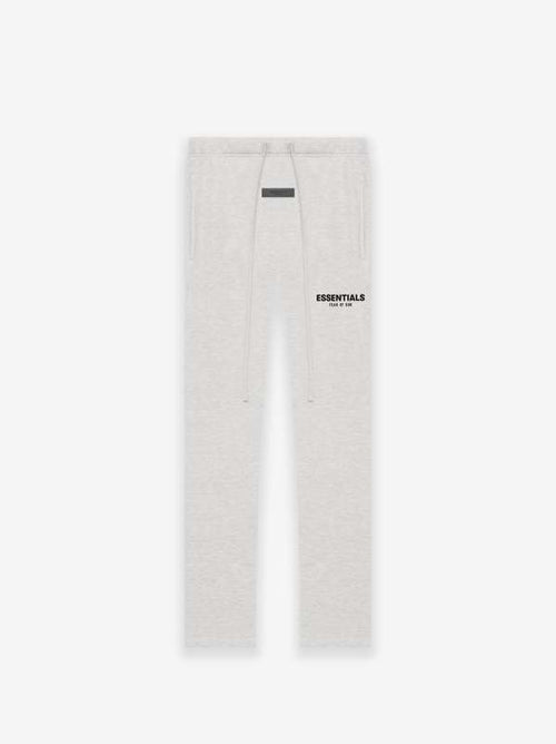 Pantalons Large Essentials Gris Claire