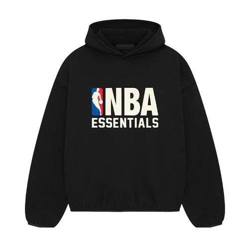 Hoodie Noir Essentials x NBA