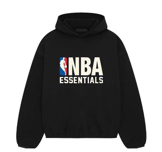 Hoodie Noir Essentials x NBA